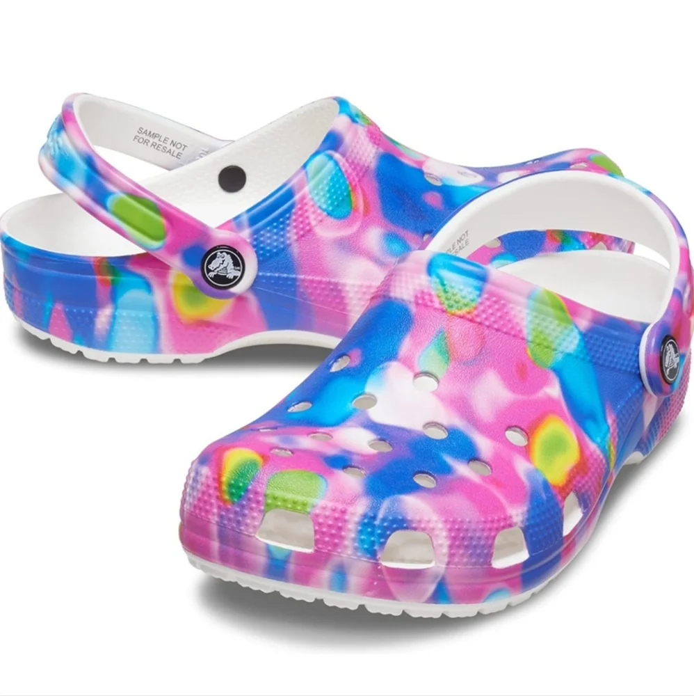 Crocs Unisex-Adult Classic Tie Dye men Clogs brand New